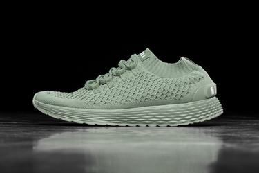 Nobull Knit Runner Loopschoenen Heren Groen | 547096-YKI