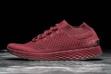 Nobull Knit Runner Loopschoenen Heren Rood | 253897-AJU