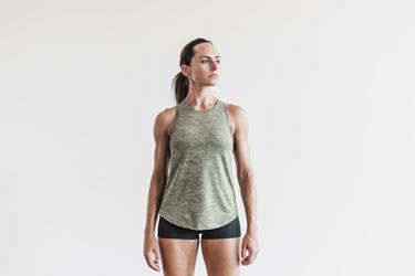 Nobull Lightweight Textured Tank Tanktop Dames Donkerblauw Camo | 834091-TCJ
