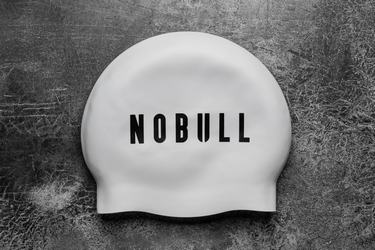 Nobull Long Hair Swim Cap Heren Wit | 983704-QPL