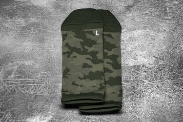 Nobull Low Sokken Heren Groen Camo | 260785-HYK