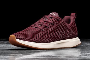 Nobull Mesh Runner Loopschoenen Dames Rood Wit | 238019-SMI