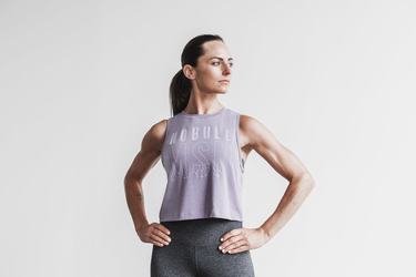 Nobull Muscle Tank (Madison) Tanktop Dames Lavendel | 046283-TYC