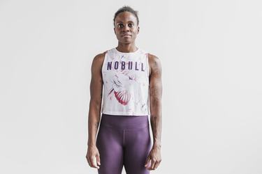 Nobull Muscle Tank Tanktop Dames Paars | 052174-HNY