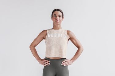 Nobull Muscle Tank Tanktop Dames Roze | 286904-AST