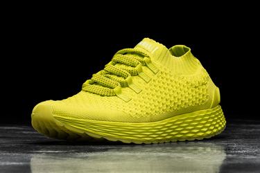 Nobull Neon Knit Runner Loopschoenen Dames Lichtgroen | 502439-WTO