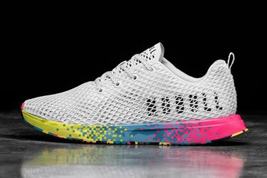 Nobull Neon Mesh Runner Loopschoenen Dames Wit | 768015-QHX