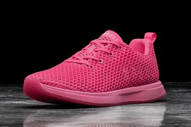Nobull Neon Mesh Runner Loopschoenen Heren Roze | 280364-LHW