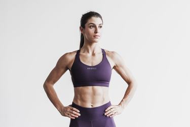 Nobull Pace Sport Bh Dames Bruin | 560381-GUE