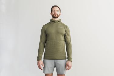 Nobull Performance Hoodie Heren Groen | 506978-PJH