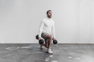Nobull Performance Hoodie Heren Wit | 597186-ELV
