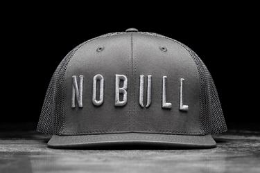 Nobull Platte-Brim Trucker Hoeden Heren Donkergrijs | 503784-ETC