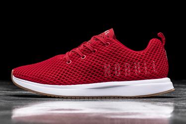 Nobull Racing Mesh Runner Loopschoenen Dames Rood | 978425-WSM