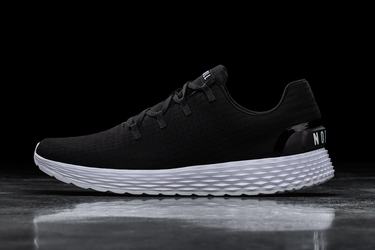 Nobull Ripstop Runner Loopschoenen Heren Zwart Wit | 914520-KGC