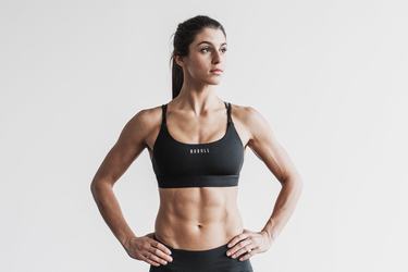 Nobull Sport Bh Dames Zwart | 152649-OZN