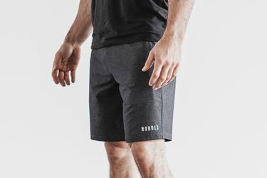Nobull Stretch Woven 9" Korte Broek Heren Diepgrijs | 730125-WKG