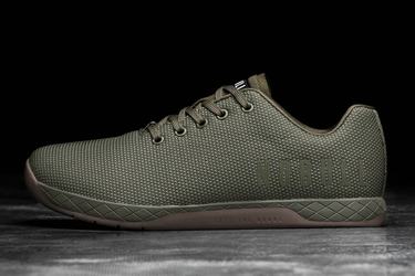 Nobull Superfabric Army Trainer Fitness Schoenen Heren Olijfgroen | 483219-QNB