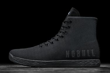 Nobull Superfabric High-Top Trainer Fitness Schoenen Heren Zwart | 315460-RHG