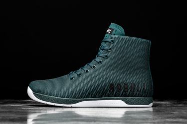 Nobull Superfabric High-Top Trainer Fitness Schoenen Heren Diepturquoise | 634598-MWA