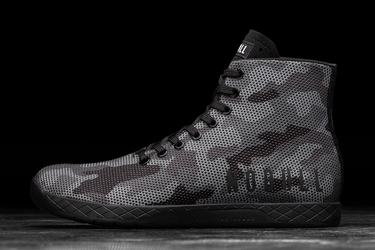 Nobull Superfabric High-Top Trainer Fitness Schoenen Heren Zwart Camo | 748132-ELM