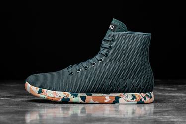 Nobull Superfabric High-Top Trainer Fitness Schoenen Heren Groen | 840621-KJV