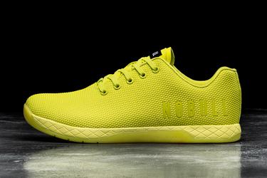Nobull Superfabric Neon Trainer Fitness Schoenen Heren Lichtgroen | 524783-AQC