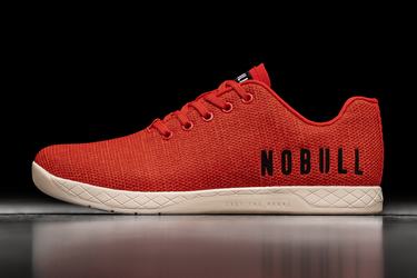 Nobull Superfabric Trainer Fitness Schoenen Dames Rood | 457081-HMG