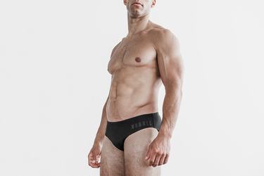 Nobull Swim Brief Zwemmen Heren Zwart | 375641-IDW