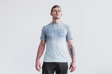 Nobull T-shirts Heren Blauw | 437960-XKO