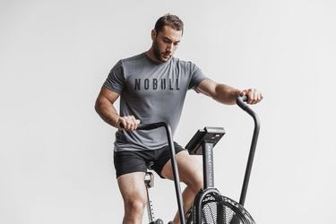 Nobull T-shirts Heren Donkergrijs | 896047-UNF