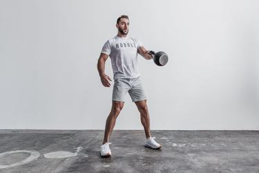 Nobull T-shirts Heren Wit Camo | 165382-ZNT