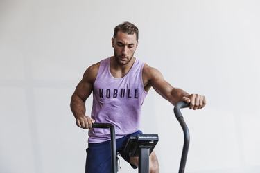 Nobull Tank Tanktop Heren Paars | 247610-RUK