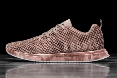 Nobull Tie-Dye Mesh Runner Loopschoenen Dames Roze | 178924-TFZ