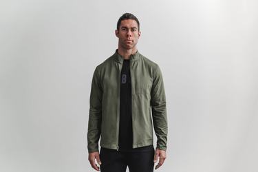 Nobull Twill Zip-up Jassen Heren Groen | 709842-XSC