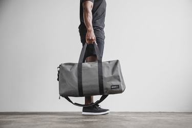 Nobull Waxed Canvas Duffle Sporttas Heren Grijs | 490526-GSL