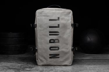 Nobull Waxed Canvas Duffleback Sporttas Heren Grijs | 142675-QKH
