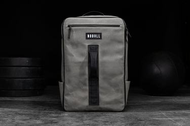 Nobull Waxed Canvas Rugzak Heren Grijs | 579618-LYM