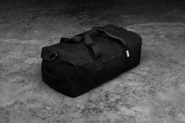 Nobull Xl Waxed Canvas Traditional Duffle Sporttas Heren Zwart | 258173-LSO